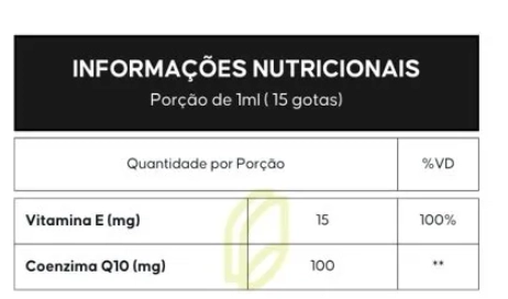 Coenzima Q10, Sublingual em gotas 30ml, Flora Nativa