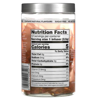 Chá Infusão Fria, Sabor Pêssego & Maracujá, 12 infusores, 30g Twinings