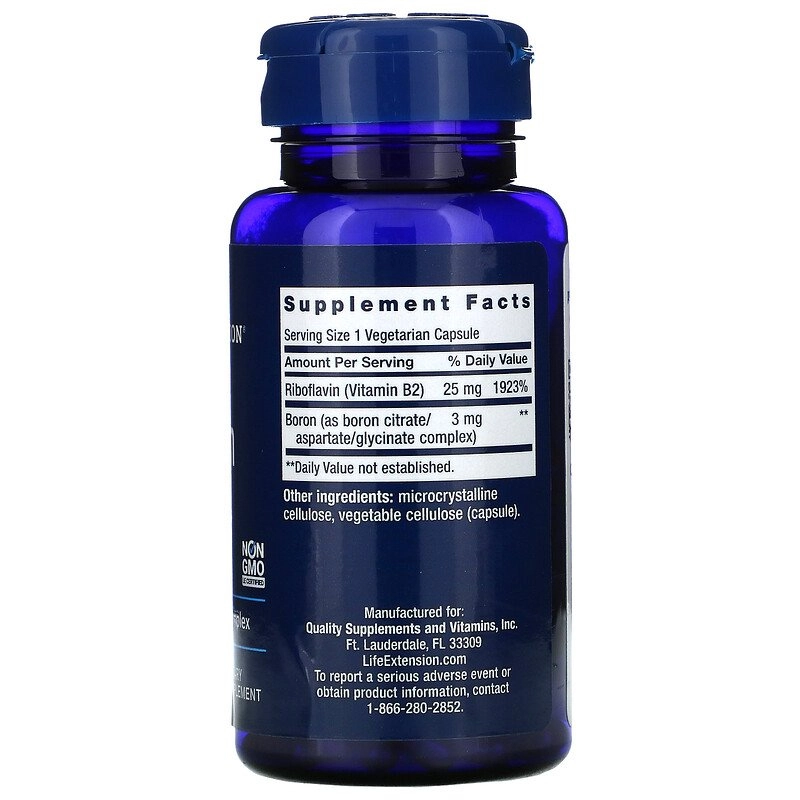 Boro, Boron, atividade hormonal saudável, 3mg, 100 Cápsulas, Life Extension