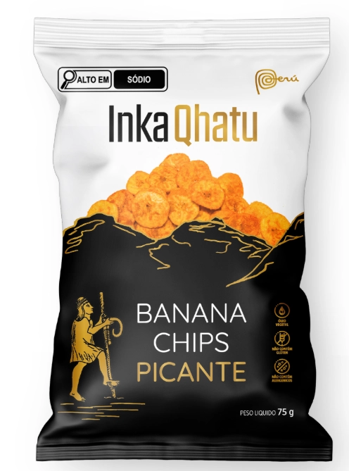 Chips de Banana Picante, 75g, Inka Qhatu