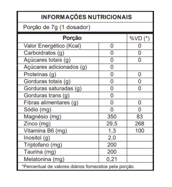 Shot Noturno Moonshot, com Inositol, Magnésio, Triptofano e Melatonina, 168g, Oryah