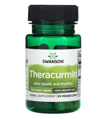 Theracurmin, 100mg, 30 Cápsulas, Swanson