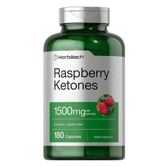 Framboesa Cetonas, Raspberry ketones 1500mg, 180 Capsulas, Horbaach