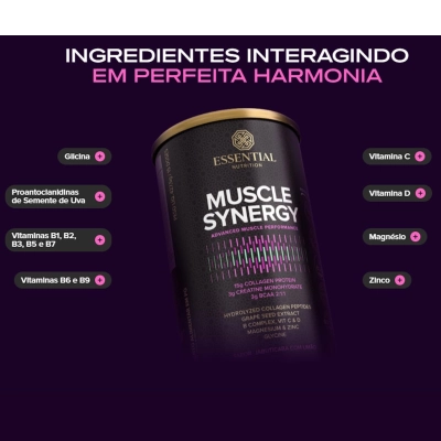 Muscle Synergy, Sabor Jabuticaba com Limão Essential Nutrition