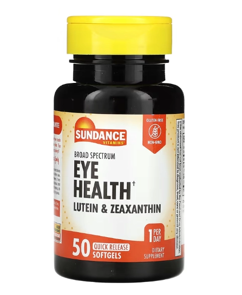 Broad Spectrum Eye Health com Luteina, 50 cápsulas, Sundance