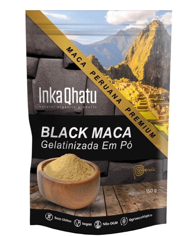 Maca Peruana Black Gelatinizada, 150g, Inka Qhatu