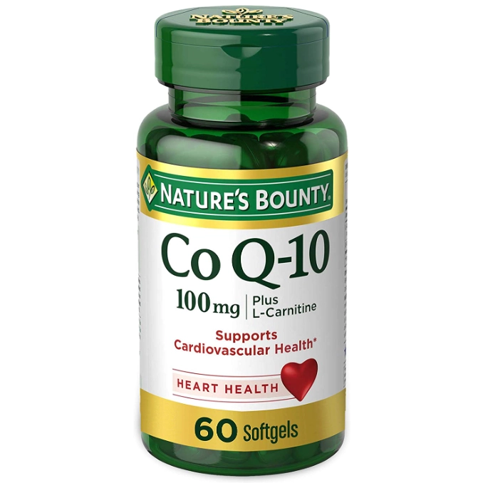 Coenzima Q10 com L-Carnitina, 100mg, 60 Cápsulas, Nature's Bounty