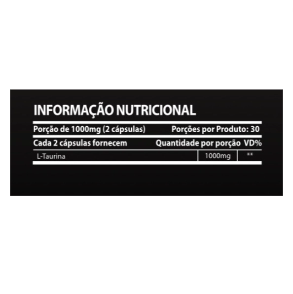 L-Taurina, 1000mg, 60 Cápsulas, Sunfood