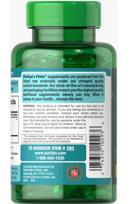 Saw Palmetto, 320mg, 60 Cápsulas em Gel, Puritan's Pride