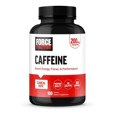 Cafeína, 200 Mg, Force Factor, 100 Comprimidos - Force Factor