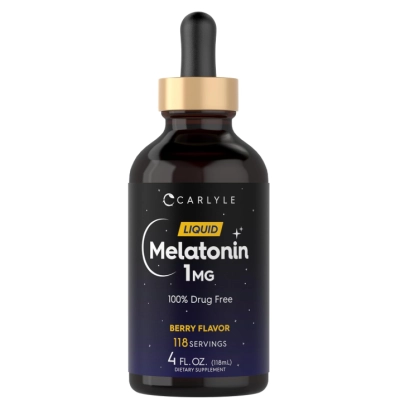 Melatonina líquida 1mg, 118ml Sabor Frutas Vermelha, Carlyle