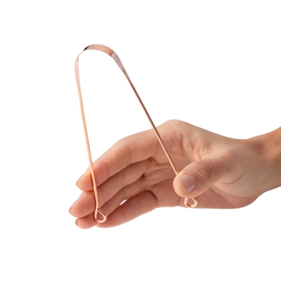 Limpador Raspador de Língua em Cobre