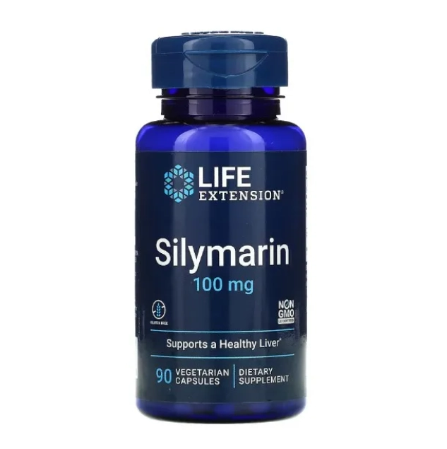 Silymarin, 100mg, 90 Cápsulas, Life Extension