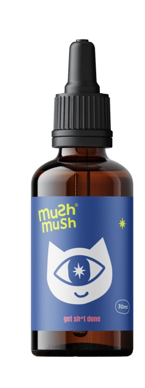 Juba de Leão Liquido Mushdrops, Focus e Presence, 30ml, Mush Mush