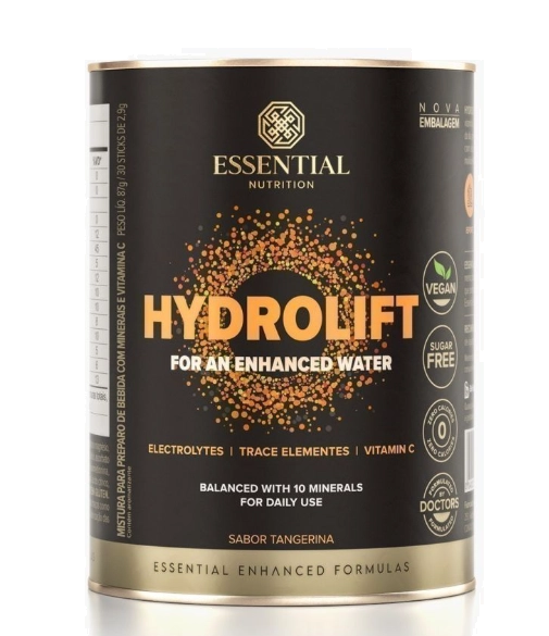 Hydrolift, Sabor Tangerina 87g, Essential Nutrition
