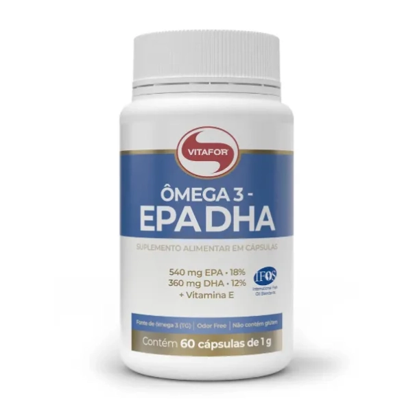 Ômega 3 EPA 540MG/ DHA 360MG, 60 Cápsulas, Vitafor