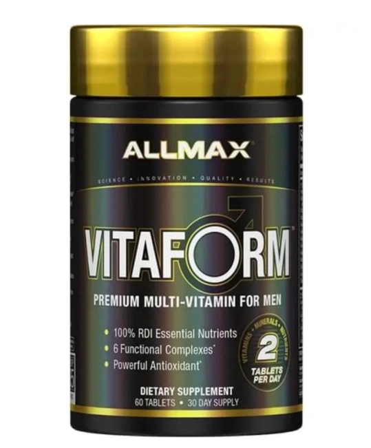 Multivitamínico para Homens VitaForm, 60 Comprimidos, AllMax Nutrition