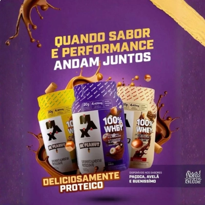 Whey Protein Dr. Peanut 100% Whey 900g, Sabores 900g-Max Titanium 