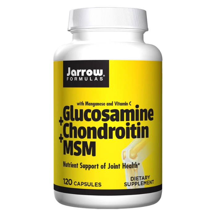 Glucosamina 1500mg, Condroitina 1200mg com MSM, 120 Cápsulas, Jarrow Formulas