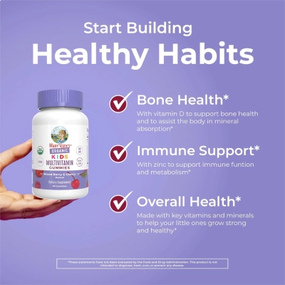 Multivitaminico KIDS, 60 Gomas, Mary Ruth's