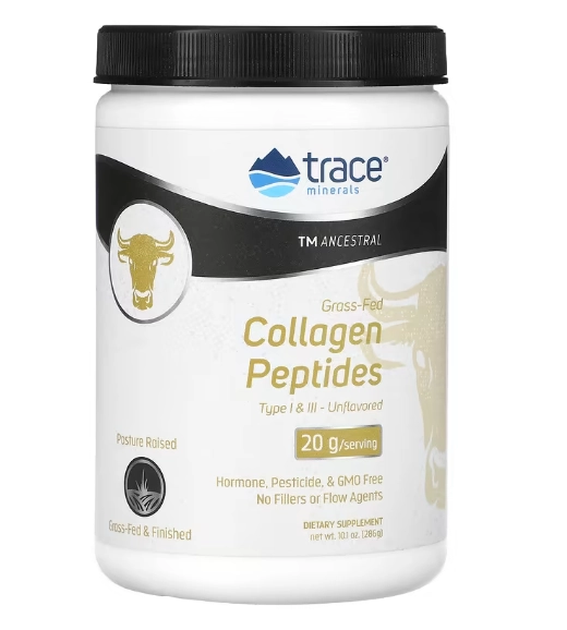 Peptídeos de Colágeno, Sem sabor, 286g, Trace Minerals
