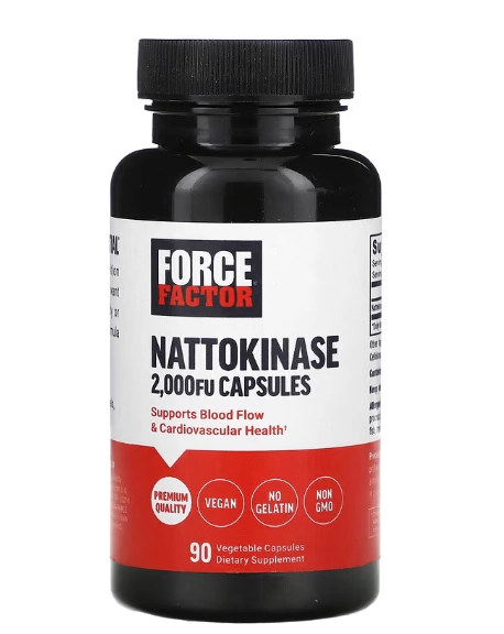 Nattokinase 2000UF, 90 Cápsulas, Force Factor