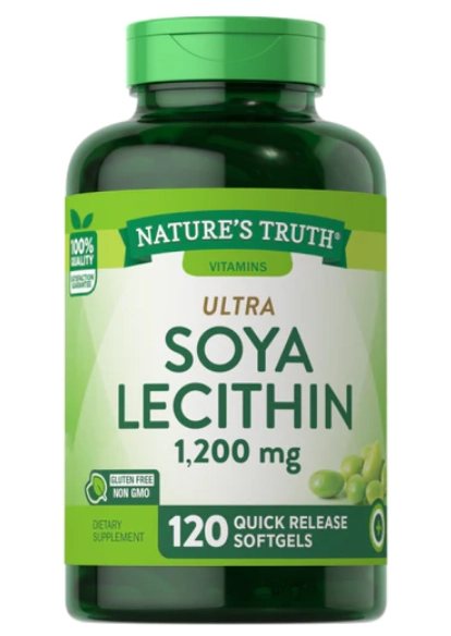 Lecitina de soja, 1200mg, 120 cápsulas, Nature's Truth