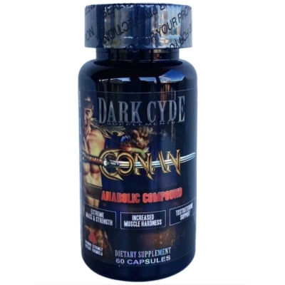 Conan, Para Ganho de Massa Muscular, 60 Cápsulas, Dark Cyde