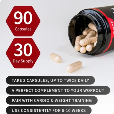 Suplemento para Suporte à Vitalidade Masculina, Energia, Resistência e Performance Física, 90 Cápsulas, Snap Supplements