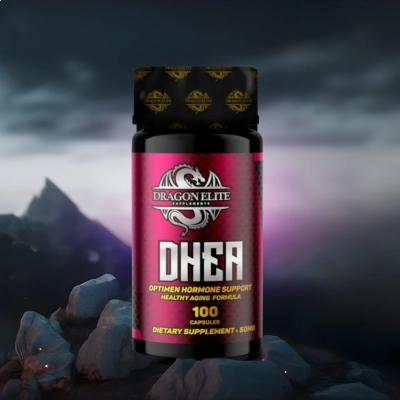DHEA, Suporte Hormonal E Envelhecimento Saudável, 50mg, 100 Cápsulas, Dragon elite