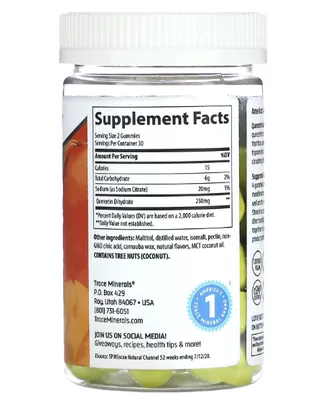 Quercetina 250mg, 60 Gummies Sabor Manga, Trace Minerals