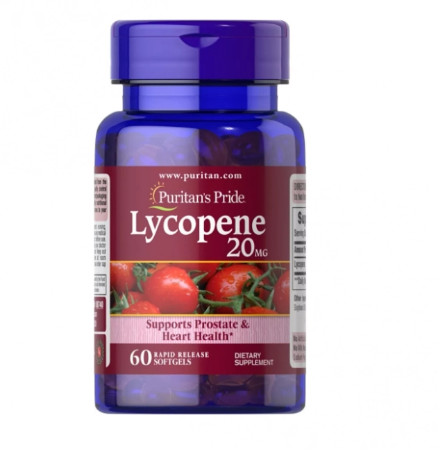 Licopeno (Lycopene), 20mg, 60 Cápsulas, Puritans Pride