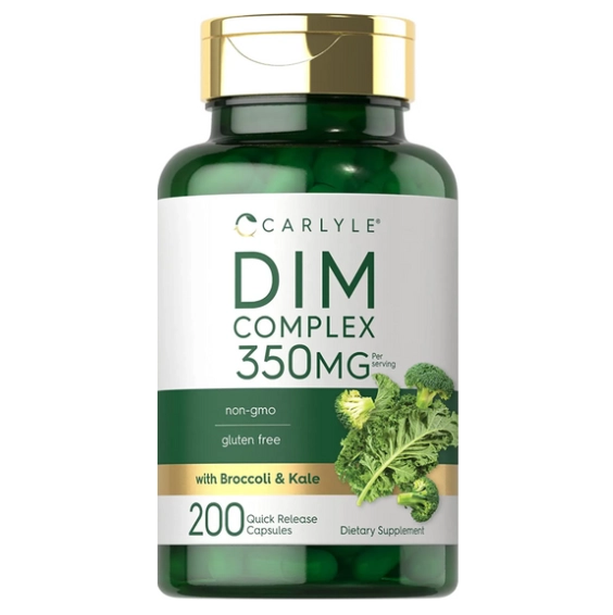 DIM, 350mg, 200 capsulas, Carlyle