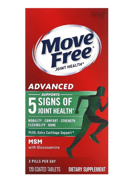 Move Free Advanced, Com Glucosamina Condroitina MSM 120 Comprimidos