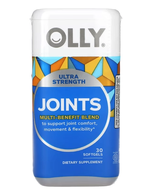 Ultra Joint, Extrato de Boswélico, Cúrcuma, Vitamina D e Boro, 30 Softgels, OLLY