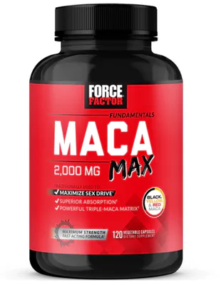 Maca Max, 2.000mg, 120 Cápsulas, Force Factor