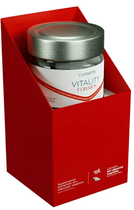 Vitality For Men, Para homens 40+, 60 Capsulas, Endogen