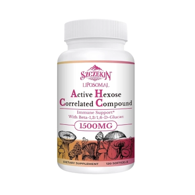 Liposomal, Active Hexose Correlated, Immune Support, 1500mg, 120 Cápsulas, Szczekin 