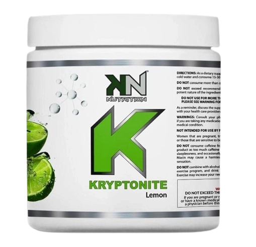 Pré Treino Kryptonite Xtreme, 180g Sabor Limao, KN Nutrition