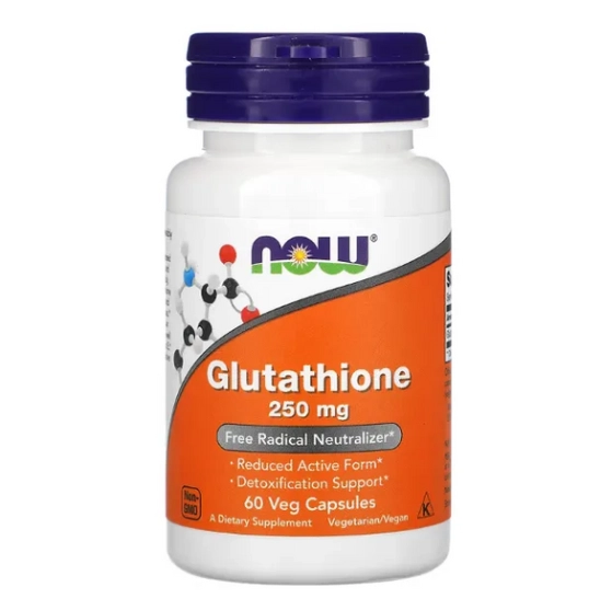 Glutationa, 250 mg, 60 Cápsulas, Now