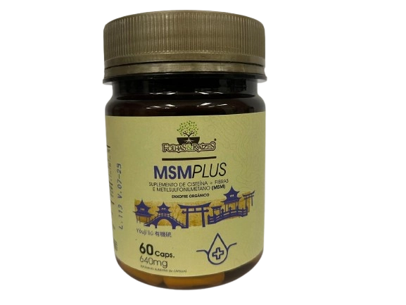 MSM Plus, 60 Capsulas, Folhas e Raízes