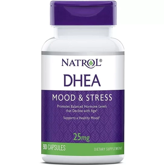 Dhea, 25mg, 90 Comprimidos, Natrol