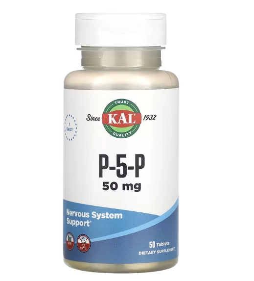 P-5-P, 50 mg, 50 comprimidos, Kal