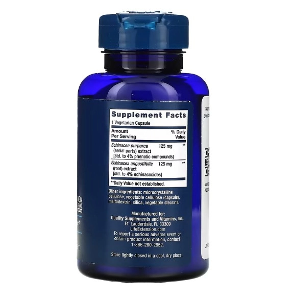 Echinacea Elite, 125mg, 60 Cápsulas, Life Extension