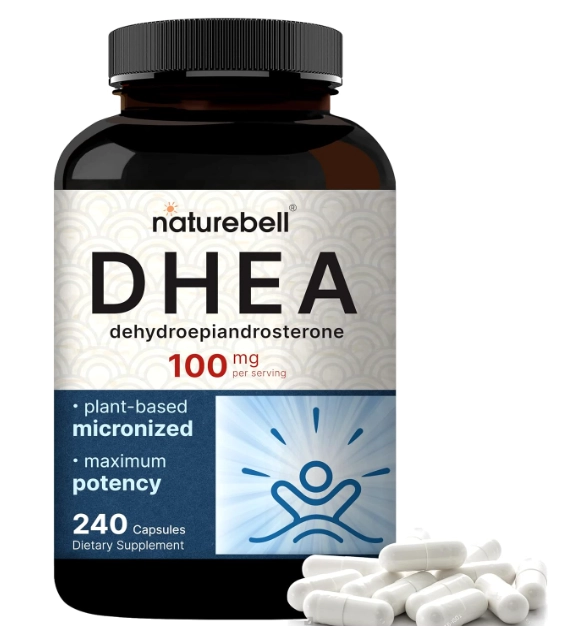 DHEA 100mg, 240 Cápsulas, Naturebell