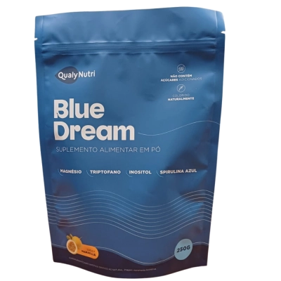 Blue Dream Suplemento Alimentar em Pó, Maracujá, 250g, Qualynutri