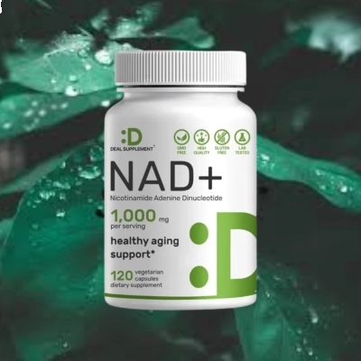 NAD+ Nicotinamide Adenine Dinucleotide RESVERATROL, 1000Mg, 120 Cápsulas, Deal Supplement