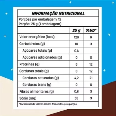 Chocowheyfer Proteico, Sabor Baunilha, 3 Unidades, 25g Cada, +Mu