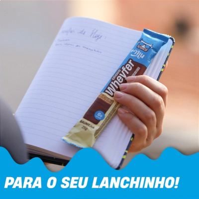 Chocowheyfer Proteico, Sabor Baunilha, 3 Unidades, 25g Cada, +Mu