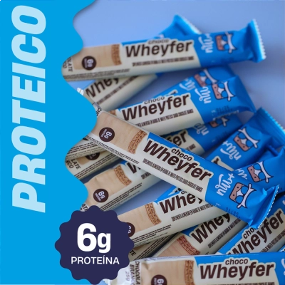 Chocowheyfer Proteico, Sabores, 3 Unidades, 25g Cada, +Mu